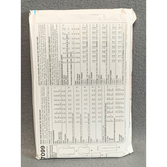 Simplicity Easy-To-Sew Women' Jacket Skirt Pants Pattern 16-22 uncut - Picture 2 of 2